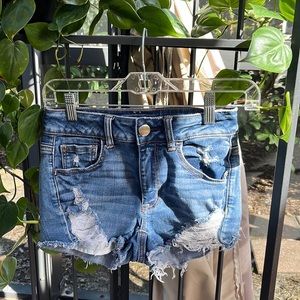 AEO High Rise Shorties Size 2